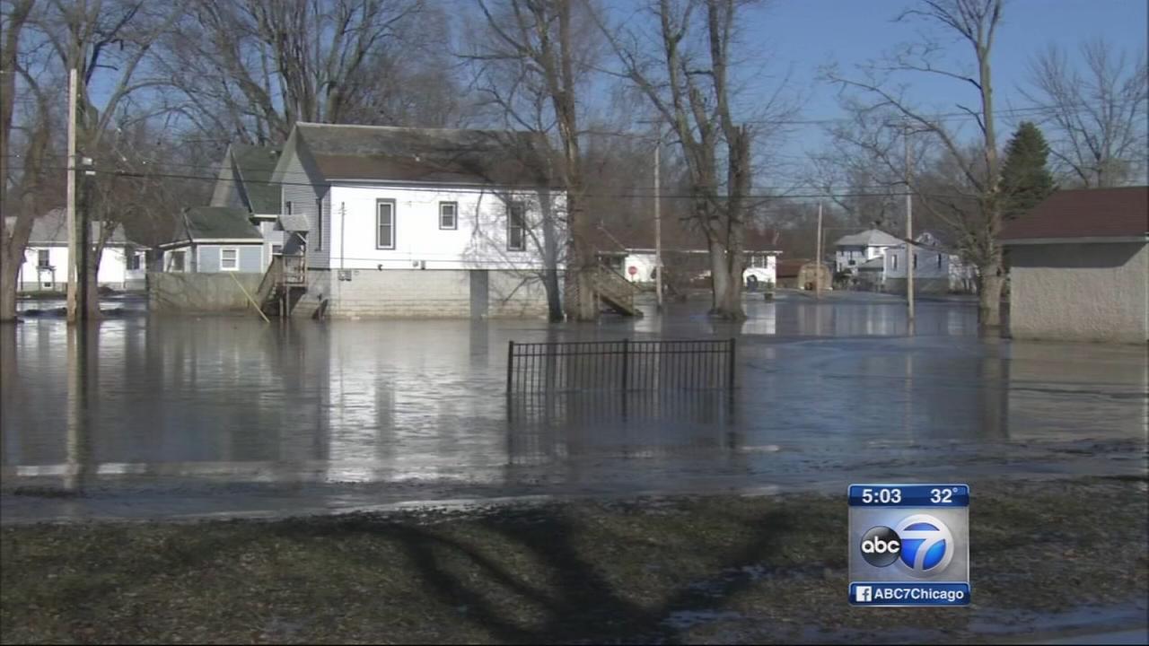 Flood waters start to recede in Watseka, Iroquois County | abc7chicago.com