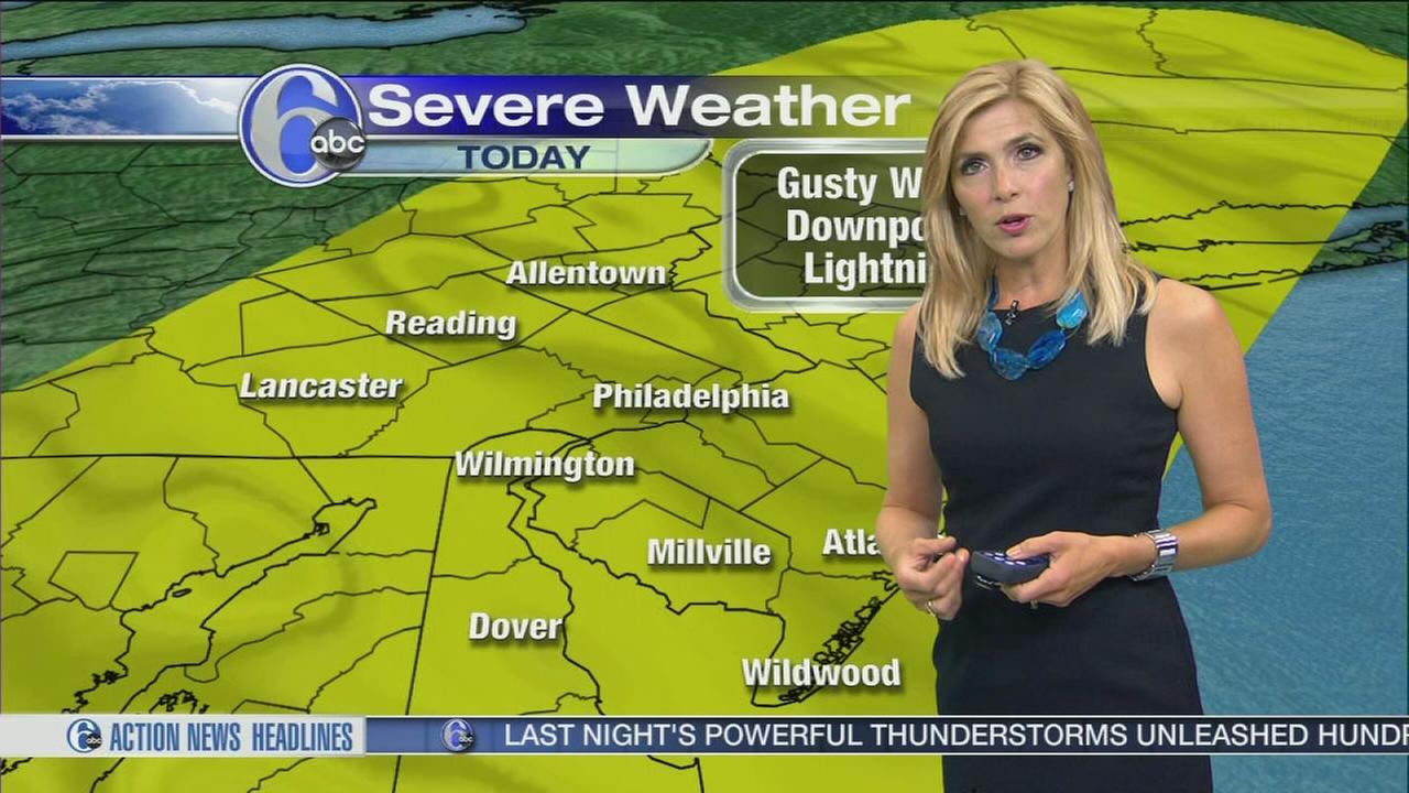 VIDEO: Katherine Scott reports on the storm damage from Voorhees, N.J ...