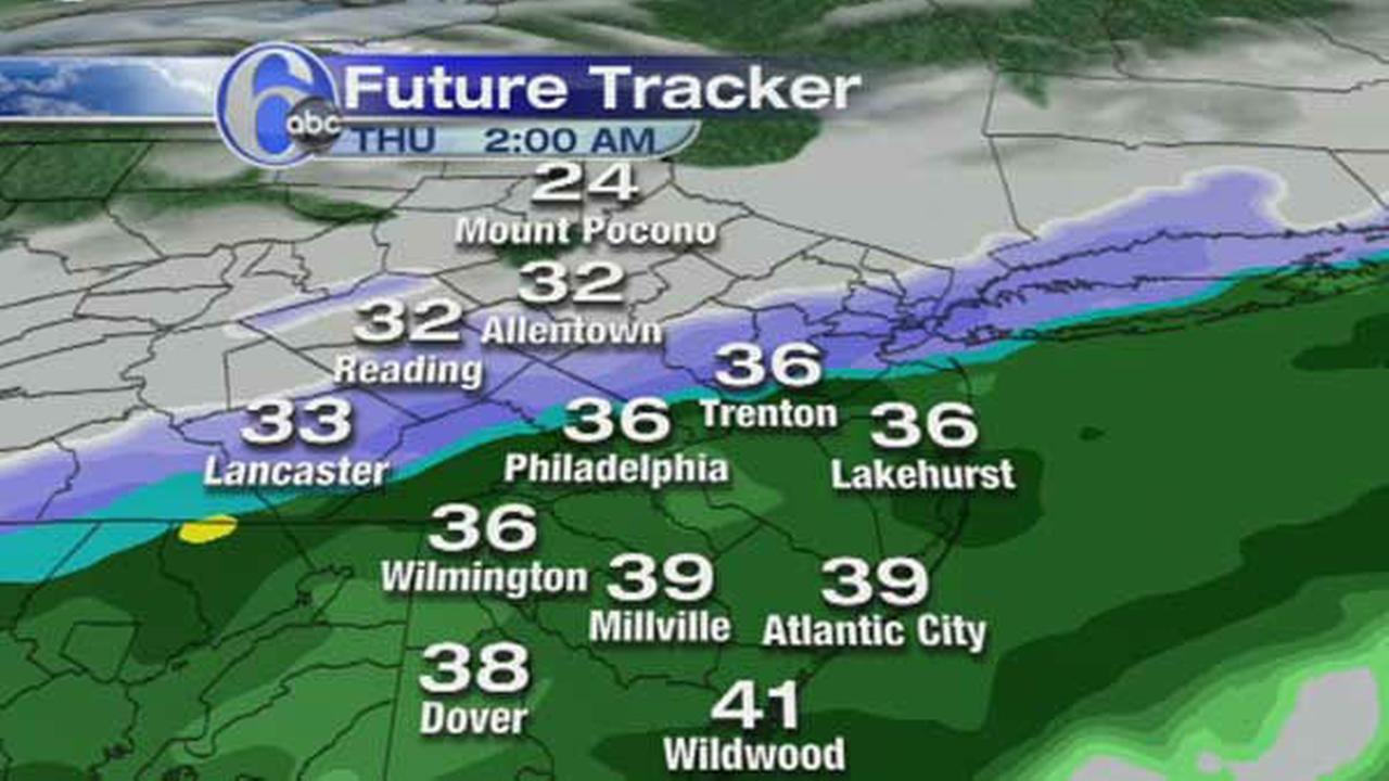 ACCUWEATHER MAPS: Thursday snow update | 6abc.com