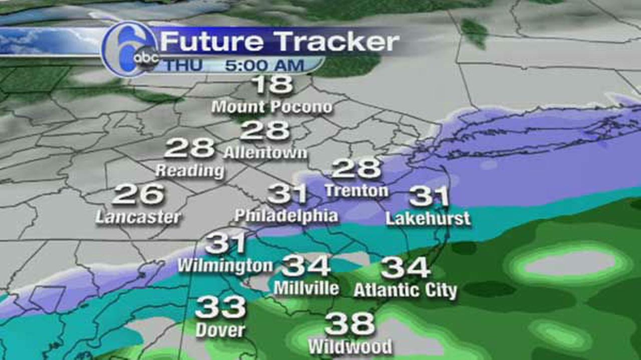 ACCUWEATHER MAPS: Thursday snow update | 6abc.com