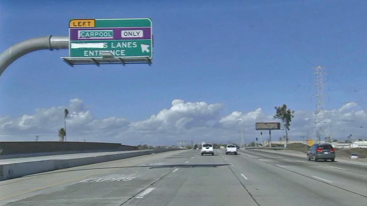 10 Freeway toll lanes aim to ease traffic | abc7.com