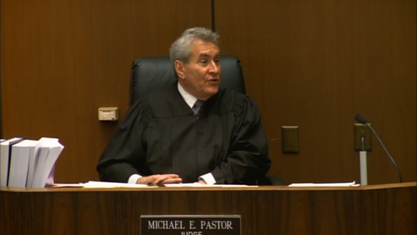 Superior Court Judge Michael Pastor address jurors on Tuesday, Sept. 27, 2011, at the trial of Conrad Murray, the doctor accused of killing Michael Jackson.