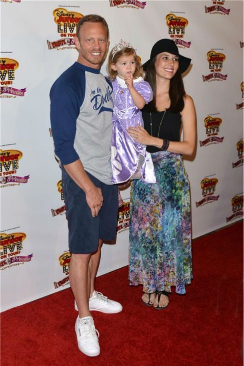 69 Celebrities And Their Kids Photos Ontheredcarpet Beverly Hills 90210 And Sharknado Star Ian Ziering Wife Erin