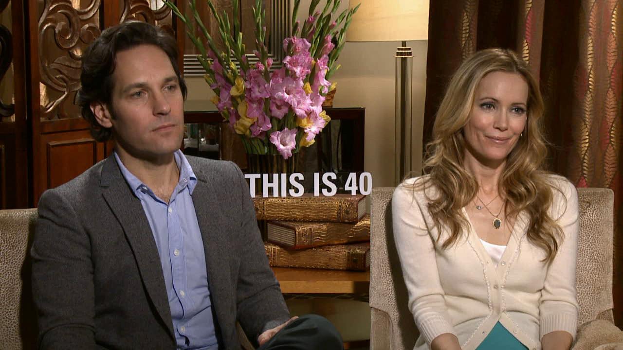 Leslie Mann and Paul Rudd talk about their comedy film 'This is 40 ...